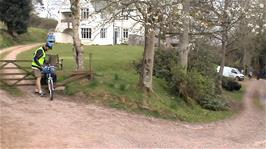 Leaving Quantock Hills Youth Hostel for the very last time.  A sad day.